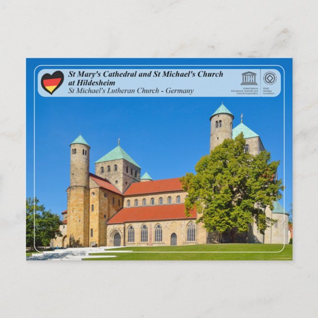 Carte Postale UNESCO WHS - Eglise luthérienne St Michael (Devant)