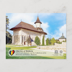 Carte Postale UNESCO WHS - Eglises de Moldavie - Probota