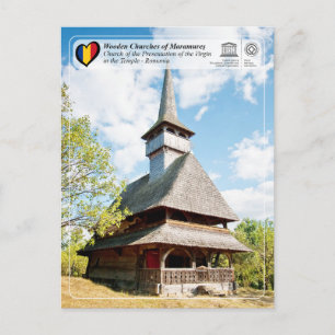 Carte Postale UNESCO WHS - Eglises en bois à Barsana
