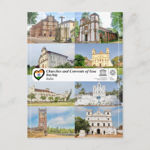 Carte Postale UNESCO WHS - Eglises et couvents de Goa