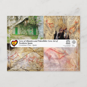 Carte Postale UNESCO WHS -  Grotte de Covalanas / Cueva de Coval