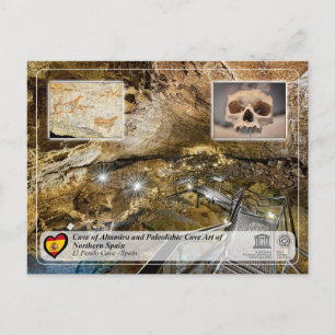 Carte Postale UNESCO WHS - Grotte d'El Pendo / Cueva de El Pendo