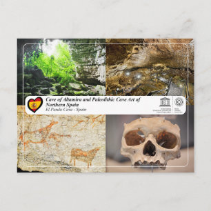 Carte Postale UNESCO WHS - Grotte d'El Pendo / Cueva de El Pendo