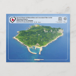 Carte Postale UNESCO WHS - Île d'Okinoshima - 沖 ノ 島