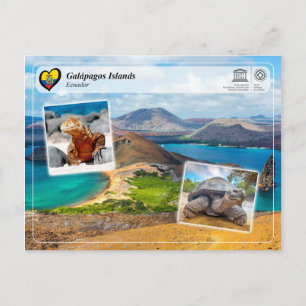 Carte Postale UNESCO WHS - Îles Galápagos