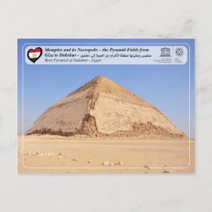 Carte Postale UNESCO WHS - La Pyramide Bente de Dahshur