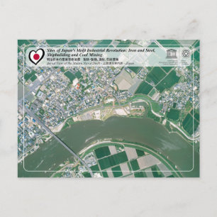 Carte Postale UNESCO WHS - Le quai naval de Mietsu - 三 津 重 海 軍 所