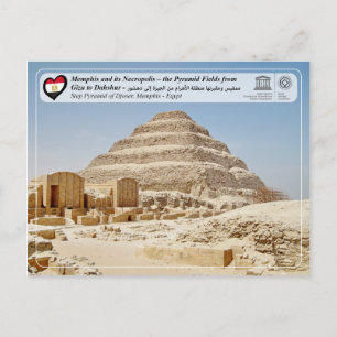 Carte Postale UNESCO WHS - Memphis - Pyramide de Djoser
