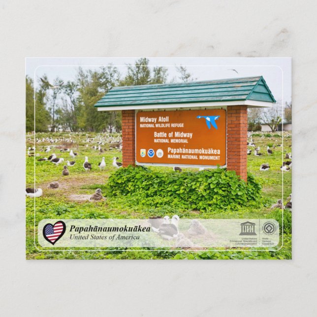 Carte Postale UNESCO WHS - Papahānaumokuākea (Devant)