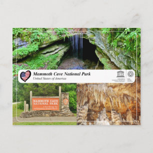 Carte Postale UNESCO WHS - Parc national de Mammoth Cave