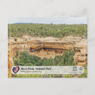Carte Postale UNESCO WHS - Parc national de Mesa Verde