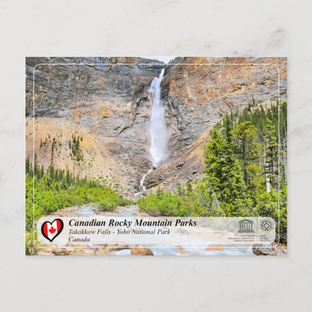 Carte Postale UNESCO WHS - Parc national de Yoho (Devant)