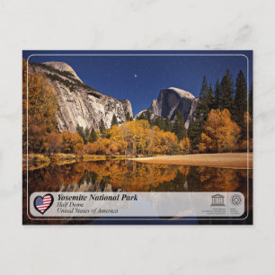 Carte Postale UNESCO WHS - Parc National Yosemite - Demi Dome Po