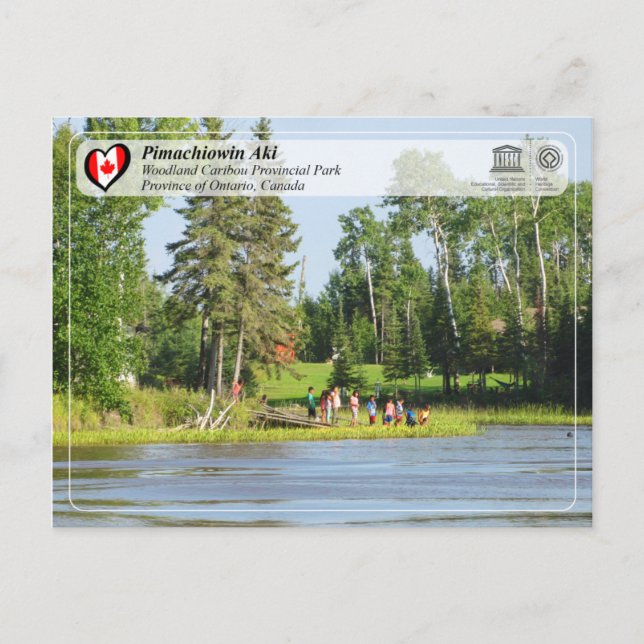 Carte Postale UNESCO WHS - Pimachiowin Aki (Devant)