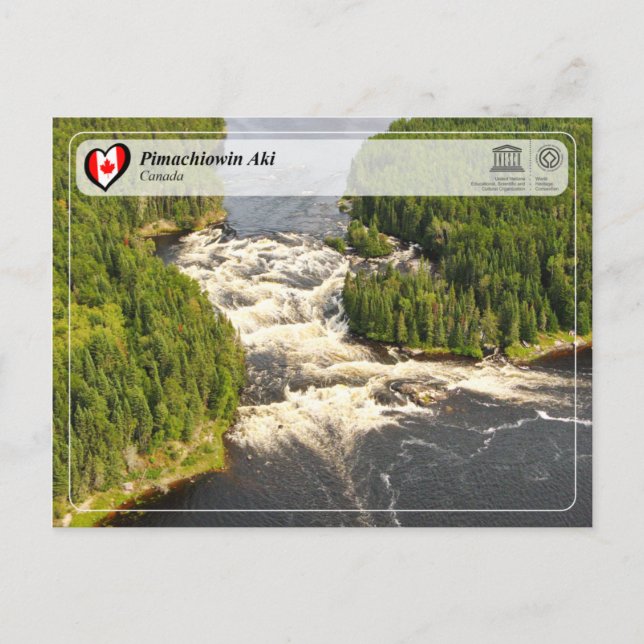 Carte Postale UNESCO WHS - Pimachiowin Aki (Devant)