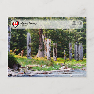 Carte Postale UNESCO WHS - SGang Gwaay