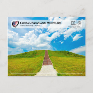 Carte Postale UNESCO WHS - Site historique d'état de Cahokia Mou