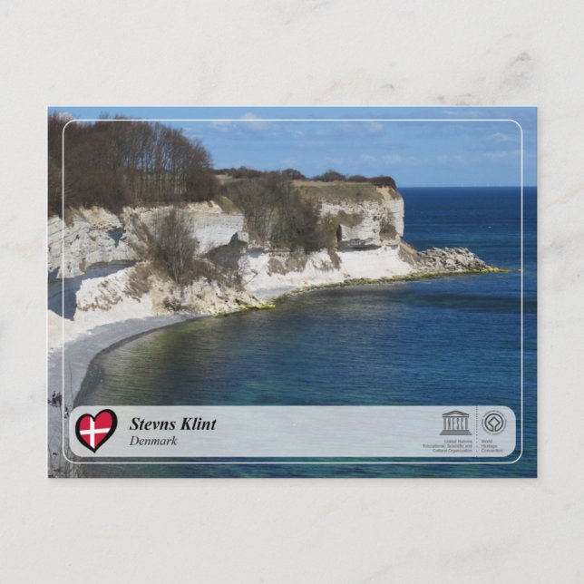 Carte Postale UNESCO WHS - Stevns Klint (Devant)