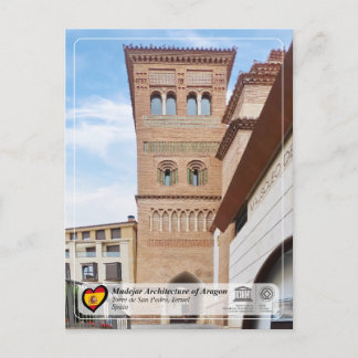 Carte Postale UNESCO WHS - Torre e iglesia de San Pedro