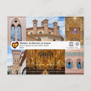 Carte Postale UNESCO WHS - Tour et église de San Pedro