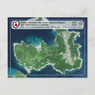 Carte Postale UNESCO WHS - Villages de l'île de Kashiragashima