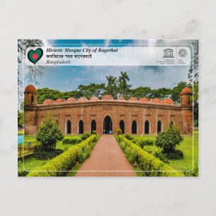 Carte Postale UNESCO WHS - Ville Mosquée historique de Bagerhat