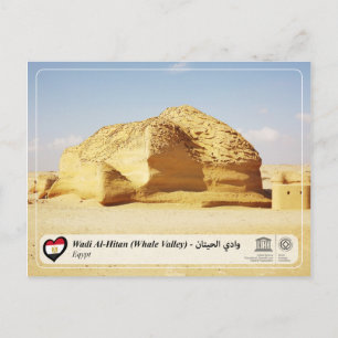 Carte Postale UNESCO WHS - Wadi Al-Hitan (Vallée des Baleines)