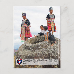 Carte Postale UNESCO - Xiengkhuang - Plaine de Jars - ທົ່ ງ ໄ ຫ