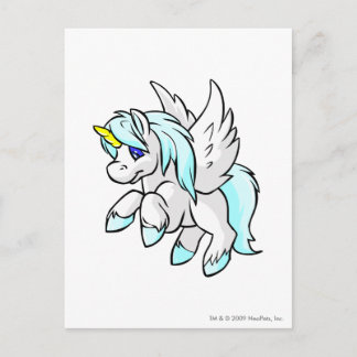 Carte Postale Uni White