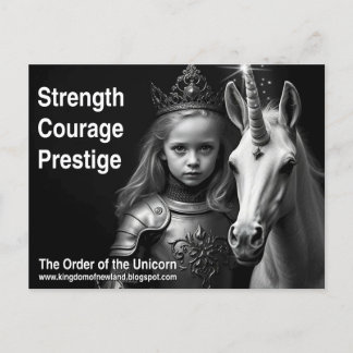 Carte postale Unicorn