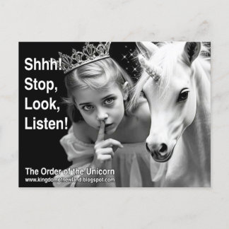Carte postale Unicorn