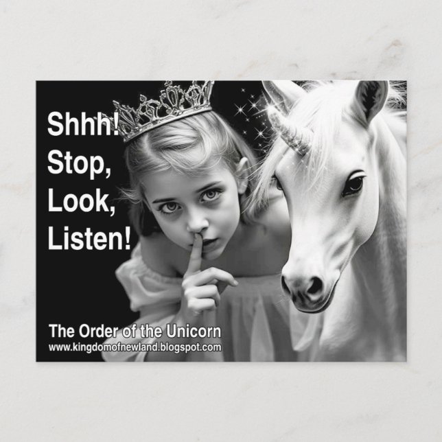 Carte postale Unicorn (Devant)