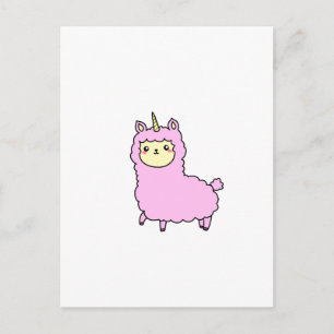 Carte Postale UNICORN ALPACA LAMA chemises, accessoires, cadeaux