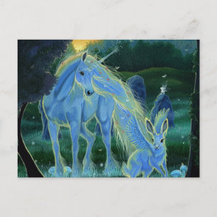 Carte postale Unicorn "Misty Midsummers Morning"