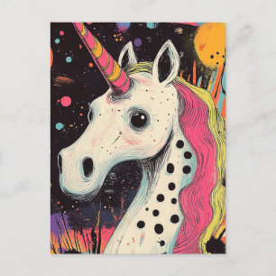 Carte Postale Unicorne