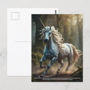 Carte Postale Unicorne