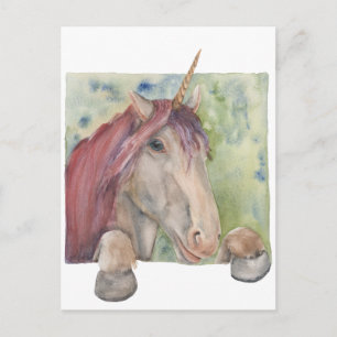 Carte Postale Unicorne