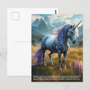 Carte Postale Unicorne