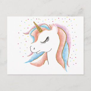 Carte Postale Unicorne