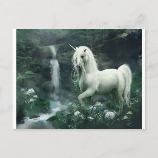 Carte Postale unicorne-imaginaire