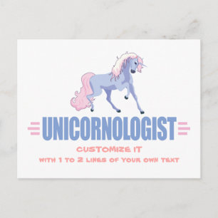 Carte Postale Unicorne personnalisée