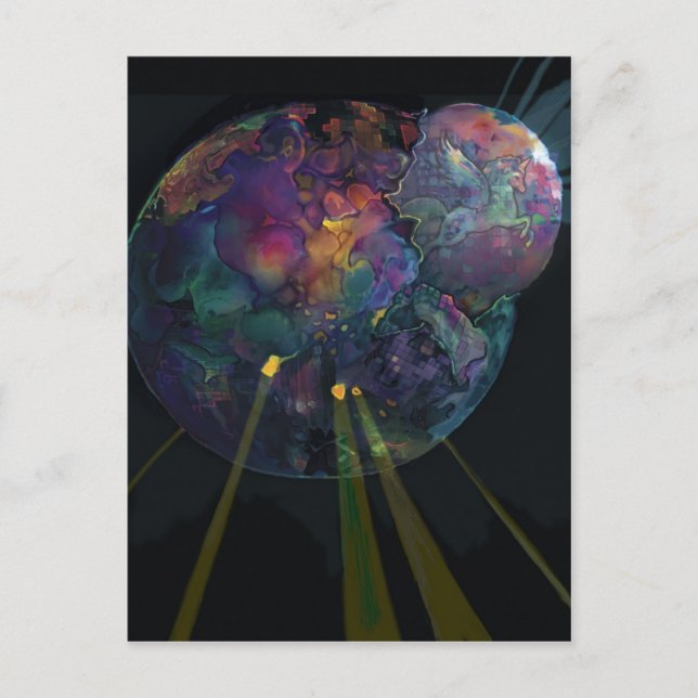 Carte Postale Unicorne Pod~~~~ (Devant)