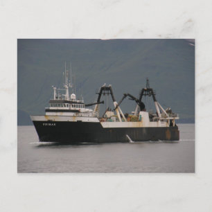 Carte Postale Unimak, chalutier d'usine à Dutch Harbour, Alaska