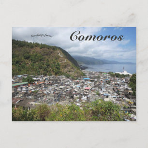 Carte Postale Union des Comores pour l'île de Mutsamudu Anjouan