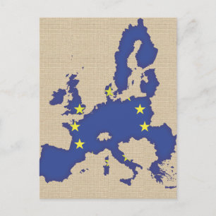Carte Postale Union européenne