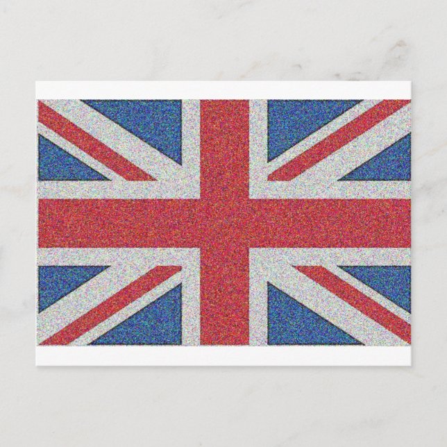 Carte Postale Union Jack bruyante (Devant)