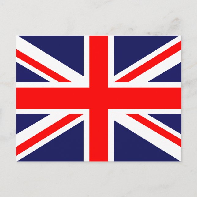 Carte Postale Union Jack - Drapeau du Royaume-Uni (Devant)