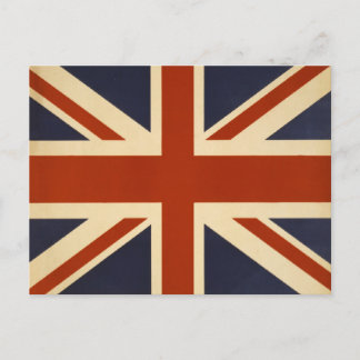 Carte Postale Union Jack Retro