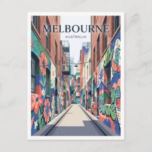 Carte Postale Union Lane Melbourne Australie Voyage