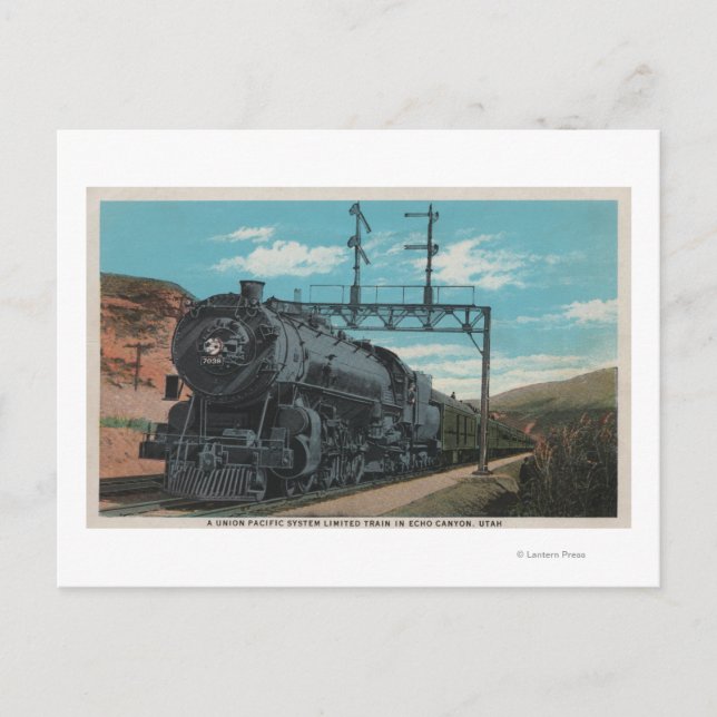 Carte Postale Union Pacific Train, Echo Canyon, UtahUtah (Devant)
